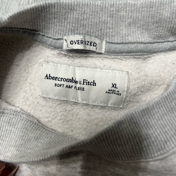 Abercrombie light grey hoodie - Picture 3 of 3